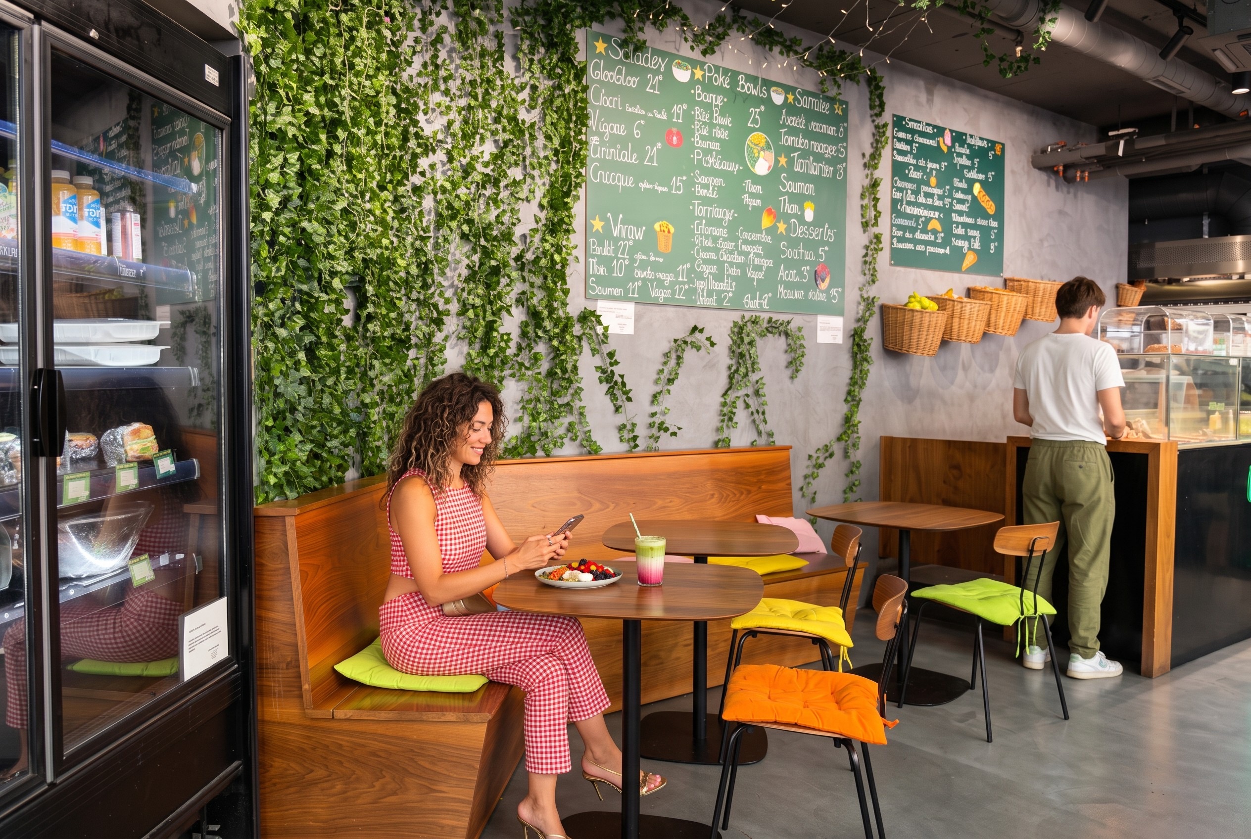 La banquette sous le lierre