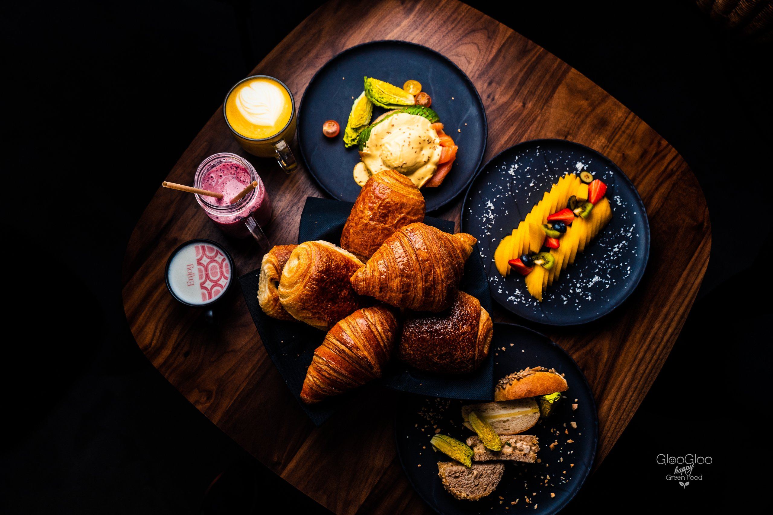 La table de brunch GlooGloo vue de dessus